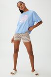 Oversized Jersey Bed Tee, LCN DIS/CHESHIRE CAT STAY CURIOUS