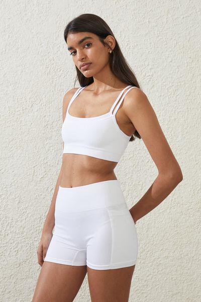Seamless Double Layer Crop, WHITE