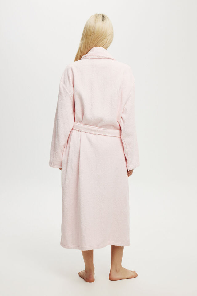 Luxe Terry Robe, TENDER TOUCH PINK