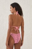Slider Triangle Bikini Top, NEON CRUSH/BLACK CRINKLE - alternate image 3