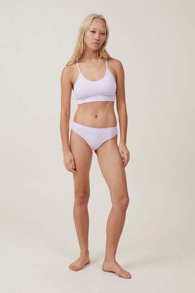 Seamless Hipster Cheeky Brief, LILAC BREEZE