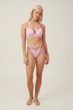 Everyday Lace Tanga G String Brief, PINK FROSTING - alternate image 1