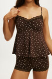 Slinky Soft Babydoll Set, ISSY SPOT TOFFEE BEAN/BANANA WHIP - vista de exemplo 2