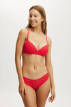 Everyday All Over Lace Bikini Brief, CHERRY PIE - alternate image 4