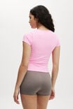 Ultra Soft Fitted Tshirt, MILLENNIAL PINK - alternate image 3