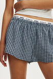 Prince Tennis Double Layer Woven Short, LCN PRINCE NAVY VISION MISTY CHECK - example image 2