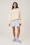 Lounge Oversized Fleece Hoodie, LCN DIS/BAMBI EMBROIDERY AND BUTTERFLIES - alternate image 4