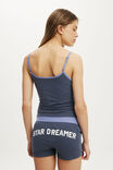 Dreamy Soft Longline Cami, MINI POLKA DOT STEELY BLUE 26 - example image 3
