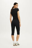 Ultra Soft Dash Capri Pant, BLACK/WHITE - example image 3