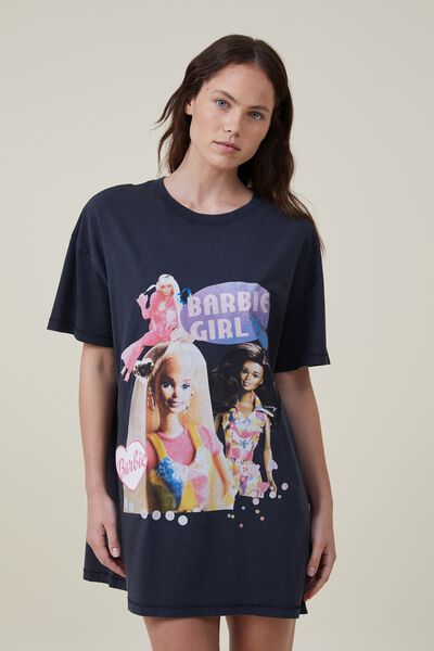 Camiseta - 90S T-Shirt Nightie, LCN BARBIE/BARBIE GIRL