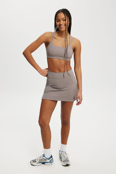 Active Rib Skirt, DESERT GREY RIB