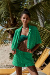 Crochet Beach Shirt, CACTUS GREEN/CROCHET - alternate image 1