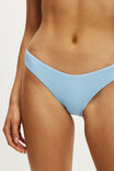 Hipster Brazilian Bikini Bottom, CLEAR SEA BLUE WAFFLE - example image 2