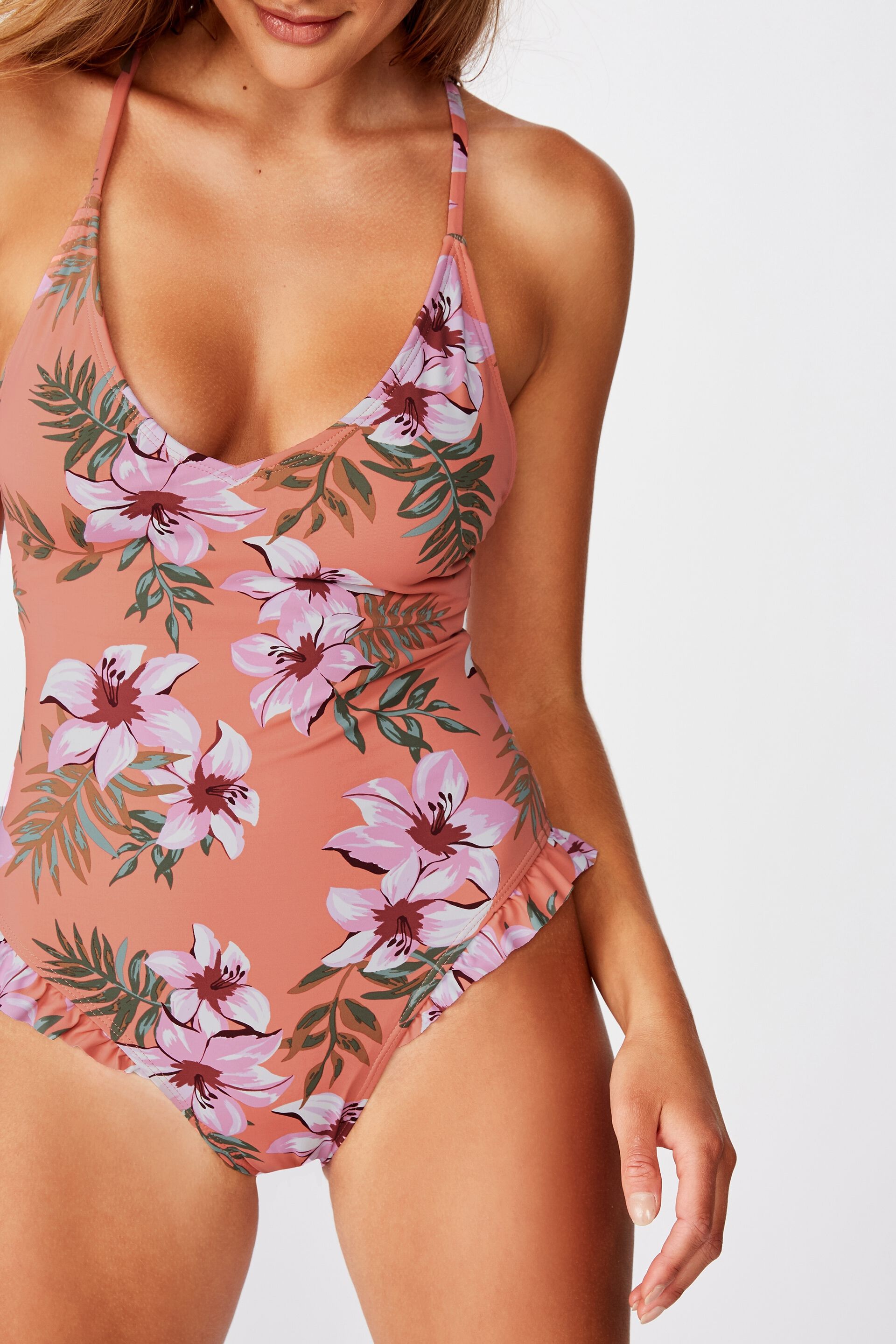 one piece floral