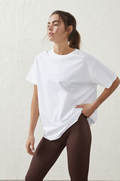 Camiseta - Active Graphic Tshirt, WHITE
