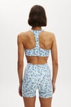 Ultra Soft Plunge Racer Crop, GIA DITSY ADRIFT BLUE - alternate image 3