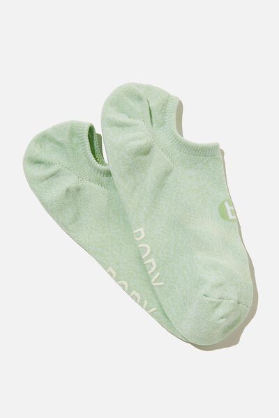 Sporty Invisible Sock, CAMEO GREEN