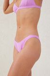 Calcinha De Biquíni - High Side Brazilian Seam Bikini Bottom, DIGITAL ORCHID - vista alternativa 3