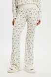 Super Soft Asia Fit Relaxed Flare Pant, MISSY BOWS/CREAM BLACK - alternate image 2