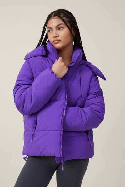 The Recycled Mother Puffer Jacket 3.0, ROYAL PURPLE