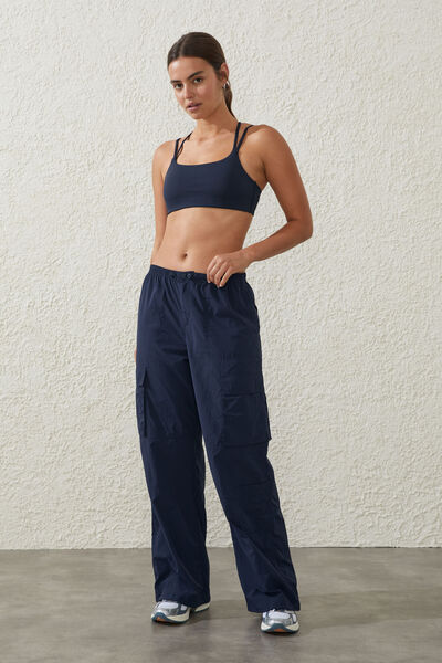 Strappy Sports Crop, NAVY CORE