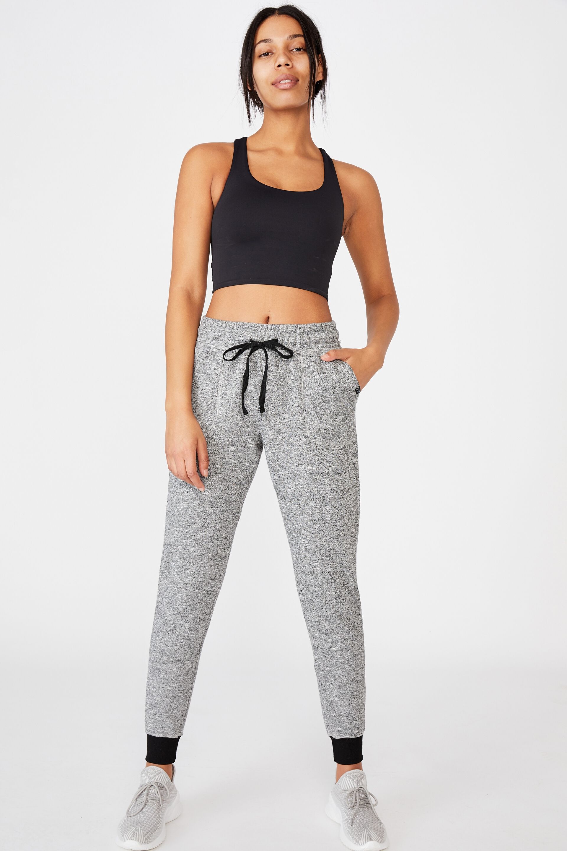 fitted track pants womens