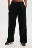 Relaxed Wide Leg Trackpant, BLACK - alternate image 2