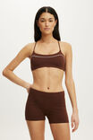 Ultra Soft Noughties Shortie Short, CHESTNUT - example image 4