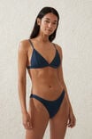 Refined High Side Brazilian Bikini Bottom, TIDAL NAVY/BLACK CRINKLE - alternate image 4