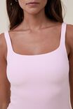 Soft Lounge Square Neck Bodysuit, TENDER TOUCH PINK - alternate image 2