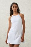 Ultra Soft Open Back Dress, WHITE - alternate image 1