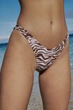 High Side Brazilian Seam Bikini Bottom, TULLY WAVE ACORN - alternate image 2