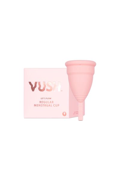 Vush Let S Flow Menstrual Cup, REGULAR