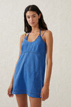 Strappy Beach Mini Dress, SPRING BLUE - alternate image 1