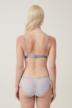 Everyday Lace Triangle Padded Bralette, ARCTIC ICE - alternate image 3