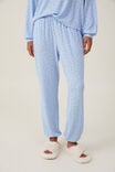 Super Soft Relaxed Slim Pant, CARLI DITSY FLORAL BLUE - alternate image 2
