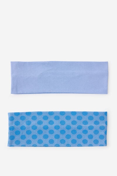 Off Duty Headband, BLUE SPOT