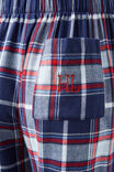 Flannel Boyfriend Boxer Pant Personalised, TONI CHECK/NAVY/WHITE AND RED - alternate image 2