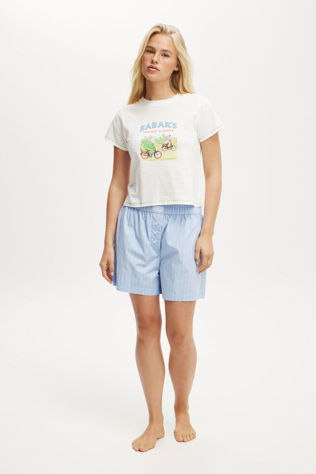 90S Sleep Tee, LCN BAB / BABAR FRENCH LESSON