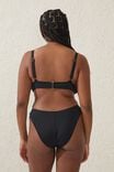 Balconette Bra D+ Bikini Top, BLACK - alternate image 3