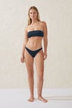 Full Bikini Bottom, TIDAL NAVY/BLACK CRINKLE - alternate image 1