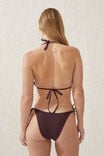 Slider Triangle Bikini Top, WILLOW BROWN CRINKLE - alternate image 3