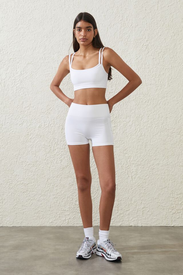 Seamless Double Layer Crop, WHITE