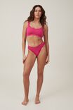 Seamless Hipster Cheeky Brief, PINK JELLY LACE - alternate image 1