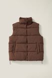 The Recycled Mother Puffer Vest 2.0, CEDAR BROWN - alternate image 6