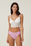 Stretch Lace G String Brief, DIGITAL ORCHID - alternate image 4