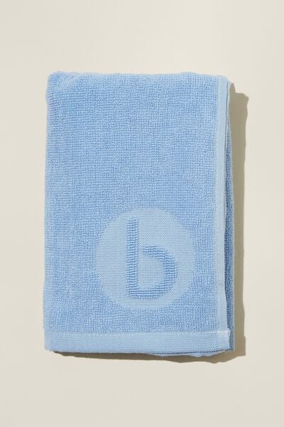 Plush Cotton Sweat Towel, SILKY BLUE