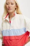 Training Anorak, COCONUT MILK/ FRENCHIE RED - example image 2