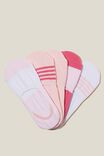 Body 5Pk Invisible Sock, CANDY PINK/ BLUSHING BRIDE - alternate image 1