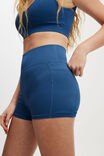 Seamless Pocket Shortie Short, DEEP BLUE - alternate image 2